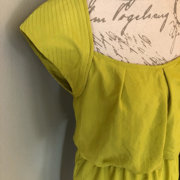 Jessica Simpson Lime Green Dress Size 6 - Picture 5 of 8
